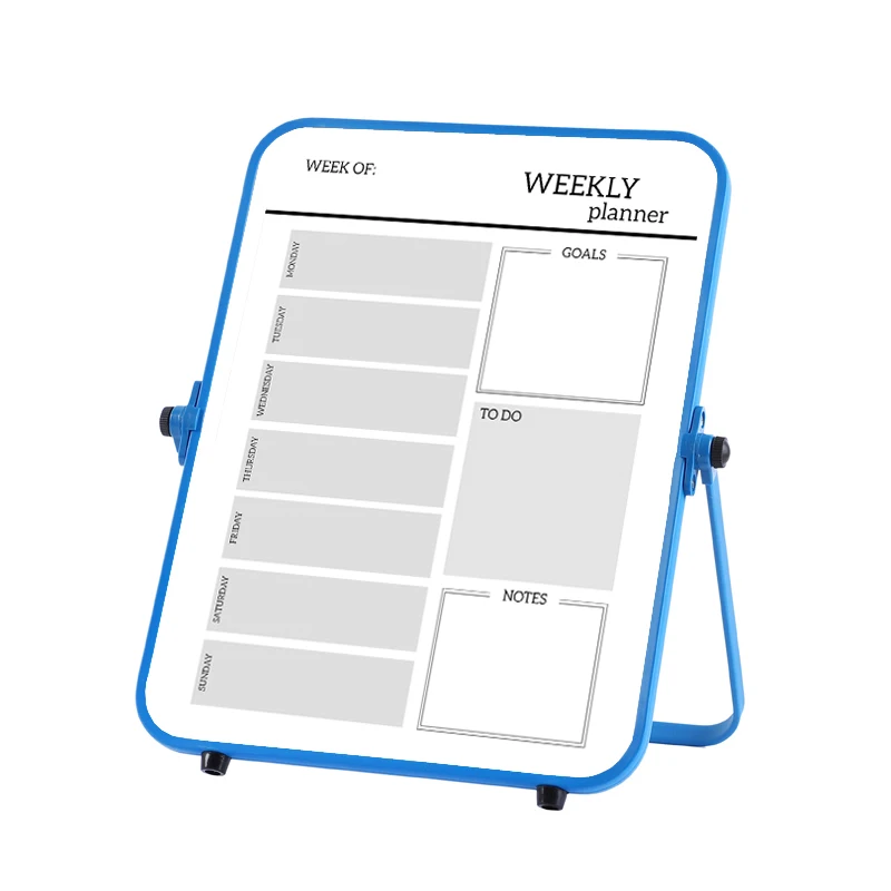 Patented No Ghost Coating Creative Foldable Desktop Easel Board Magnetic Dry Erase Whiteboard With Stand