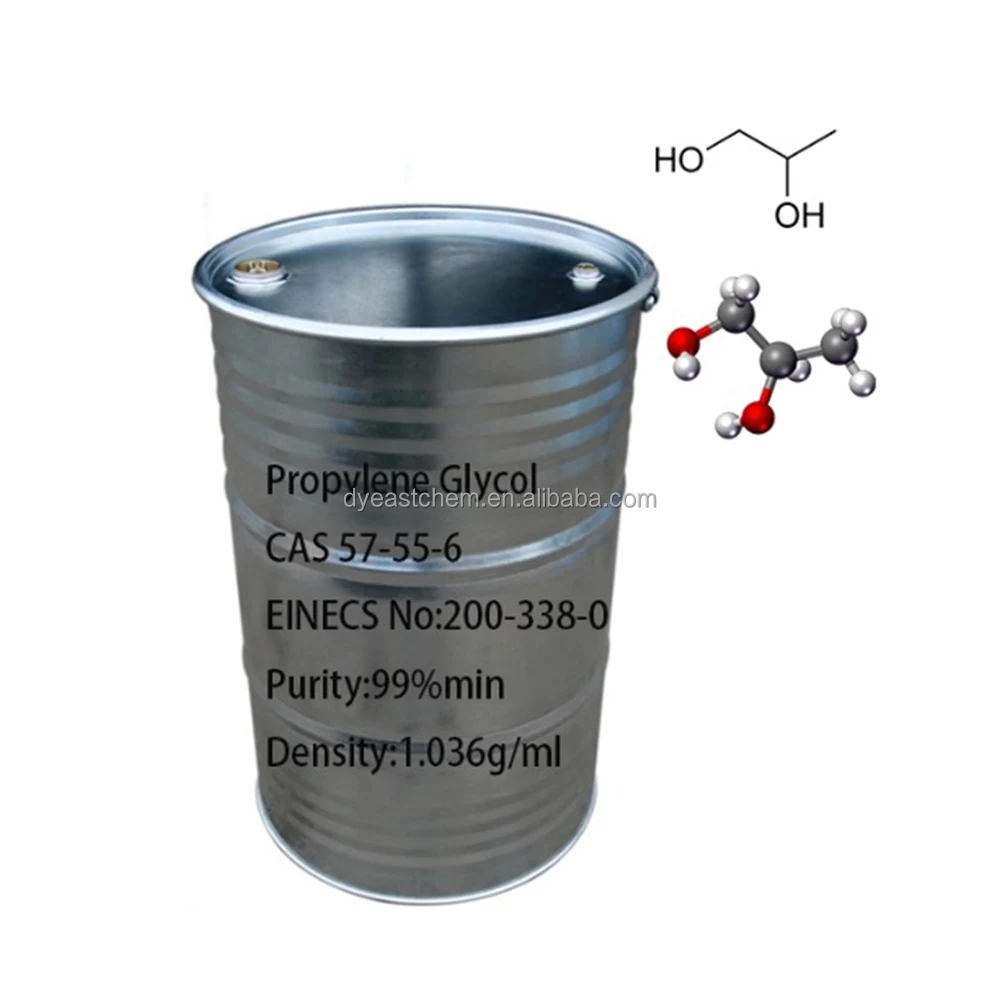 Cheap Best Quality Chemical Material Clear Propylene Glycol Manufacture Use for Perfume Propylene Glycol Food Grade 1 Gallon