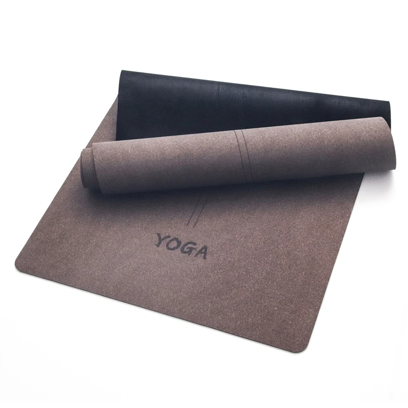 Personalised Fitness Exercise Yoga Cork Mat Cork Tpe Manufacturer