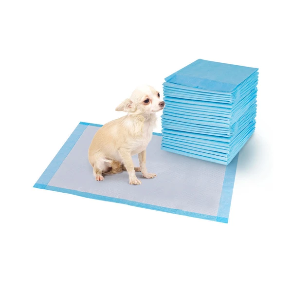 Disposable super absorbent pet training pad for puppies and small adult dog