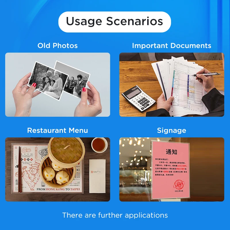 Yidu Office High Quality A6 Size 75 micron 125 micron 175 micron 250mic Hot Laminating Pouches Film for Lamination