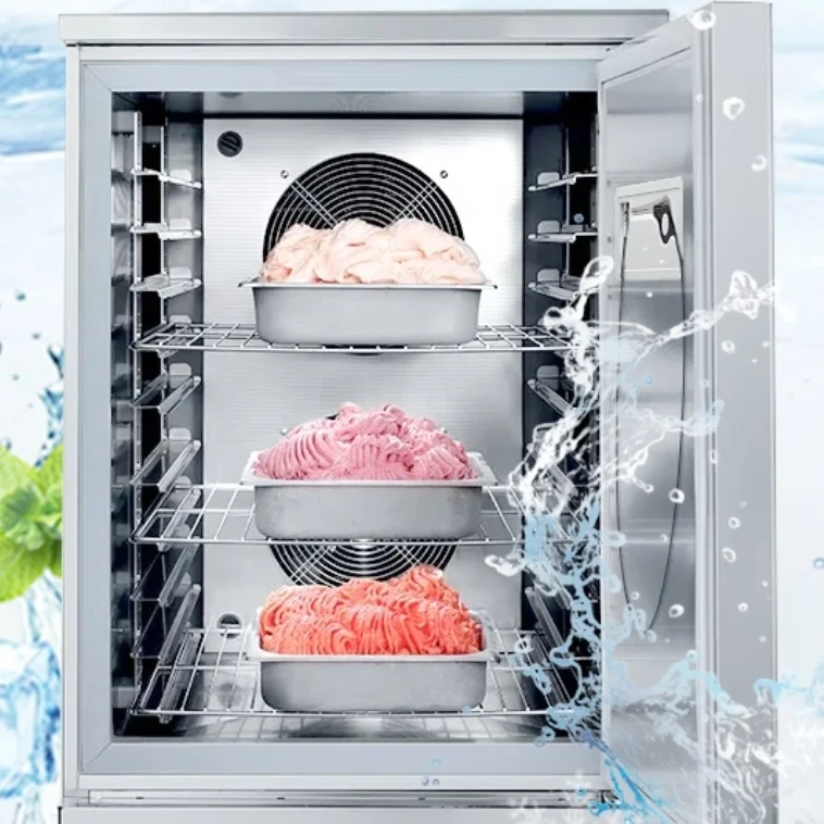 Oceanpower Commercial Blast Chilling chiller and Shock Freezing freezer for gelato & ice cream