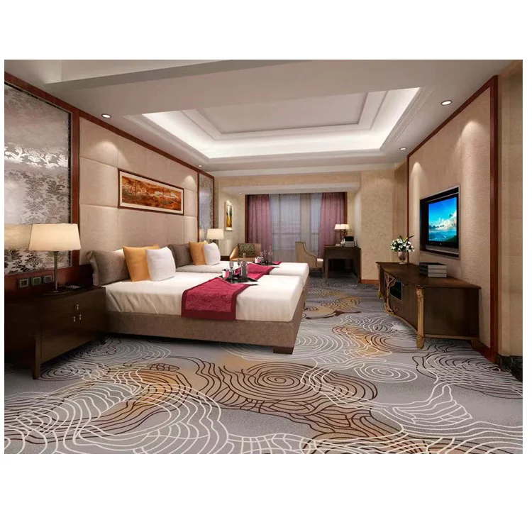 Xnuoao Custom fire retardant 800g pile weight luxury hotel full room wall to wall carpet