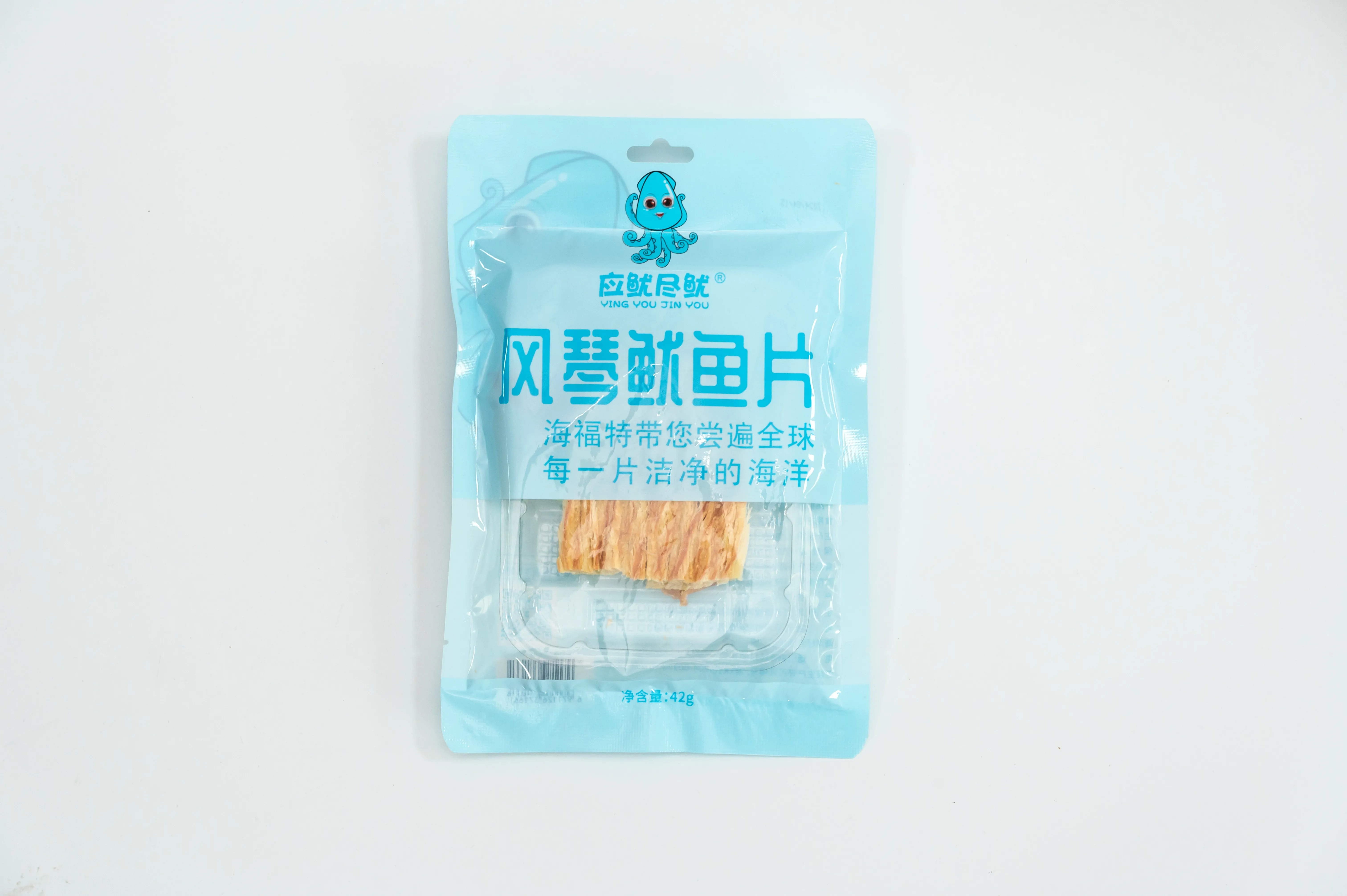 Wholesale Factory Price Shredded Dried Calamari Snack Healthy Ready to Eat Seafood Treat