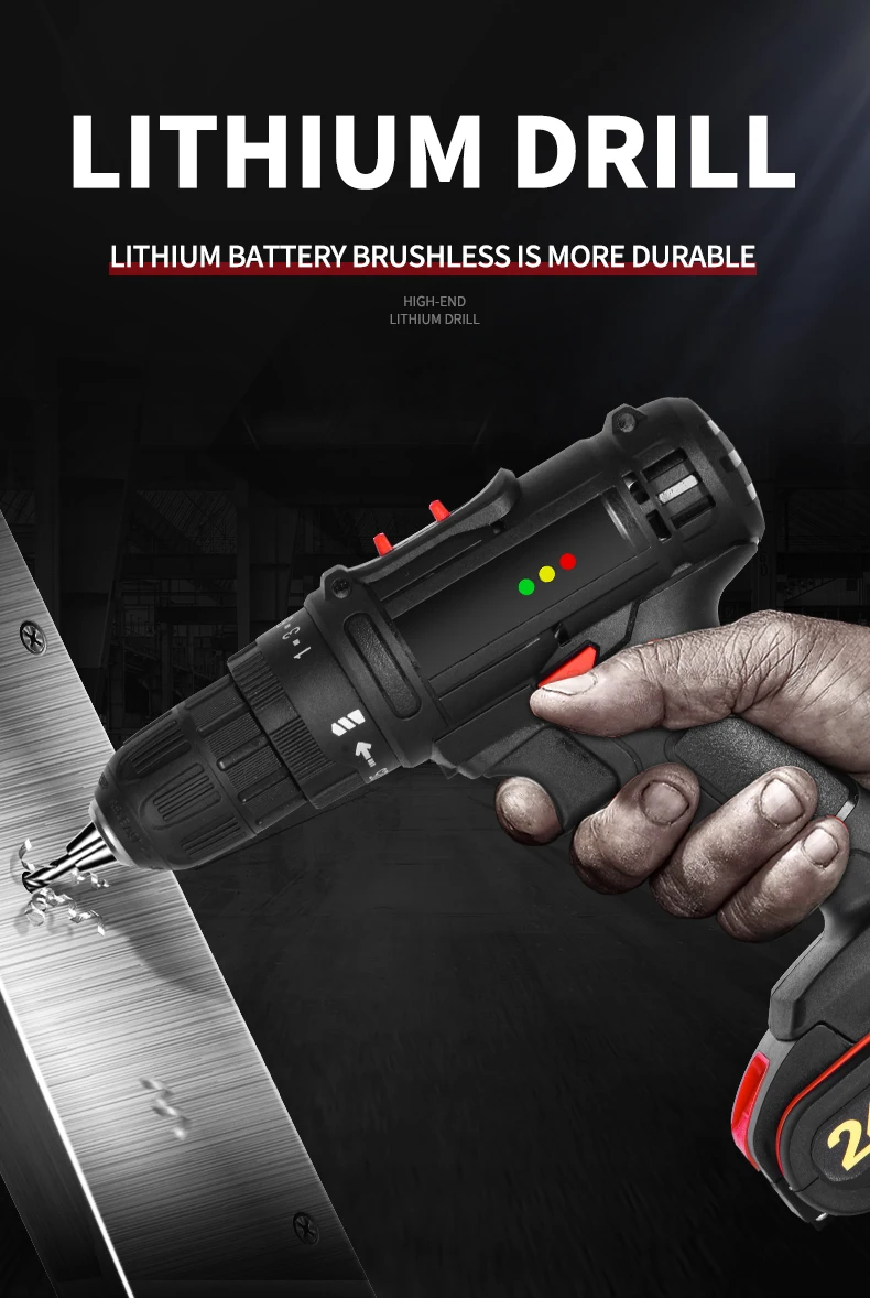 Made In China 16.8v Lithium Drill Electric Mini Drilling Machines Multi-function Electric Power Drill