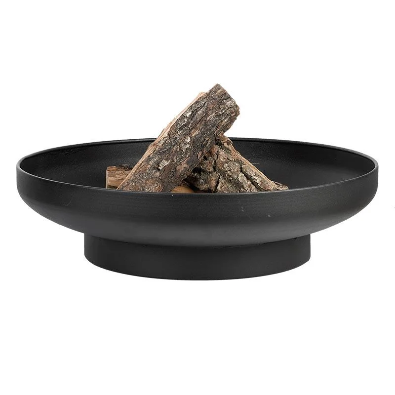 Outdoor Round Fire Bowl Metal Dia40/50/60/70/80/100 cm Black