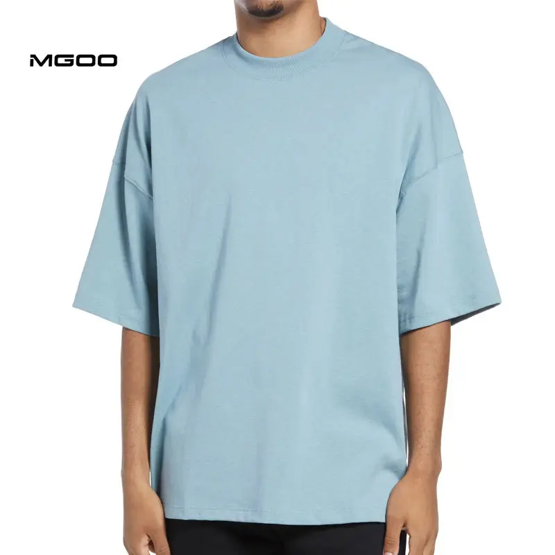 round neck over size thick supima cotton heavy t shirt 100% cotton