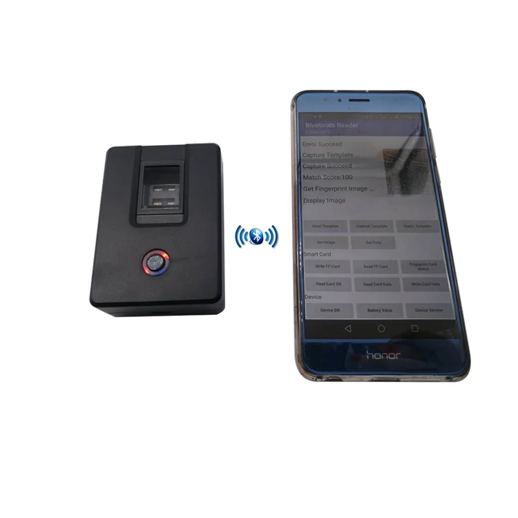 Windows Android IOS Linux Wireless Optical biometric Fingerprint Scanner HF4000Plus  for Payroll