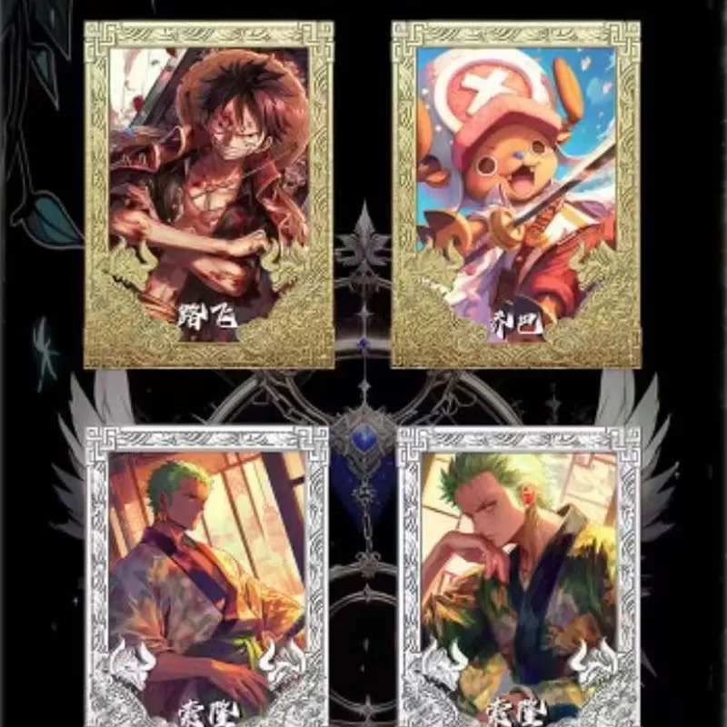 Wholesale OnePiecees Cards Bonfire Studio Diamond Metallic Anime Trading Collection Cards Toy Gift