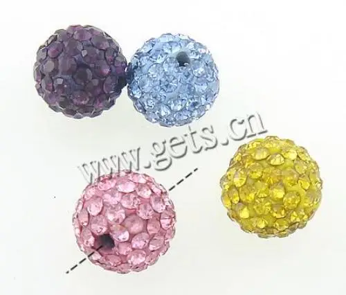 rhinestone beads Clay beads jewelry making bulk Round 78 pcs rhinestone & Mideast 612378