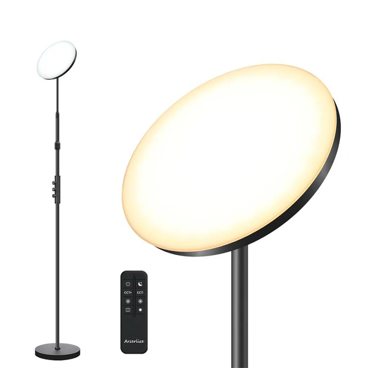 
US Market Height Scalable Luxury Floor Standing Lighting Modern LED Floor Lamp With Remote Controller 