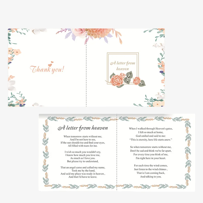 Hot Sales High Quality Art Paper Customized Thank You Cards Business Thank You For Supporting My Small Business Card