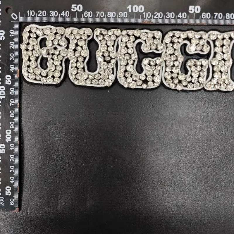 Recommended handmade bead patch beaded rhinestones letter love long strip clothing accessories shoes socks hat ornaments