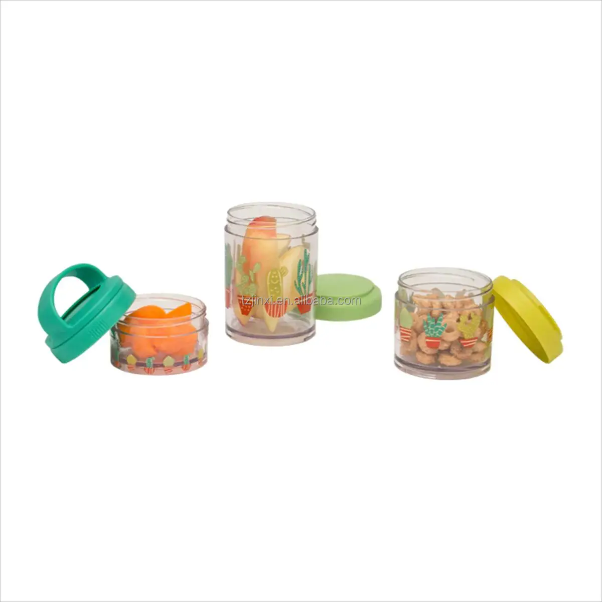 Kitchen Canisters Plastic Snack Kocher Set Perfect for On-the-Go Snacking