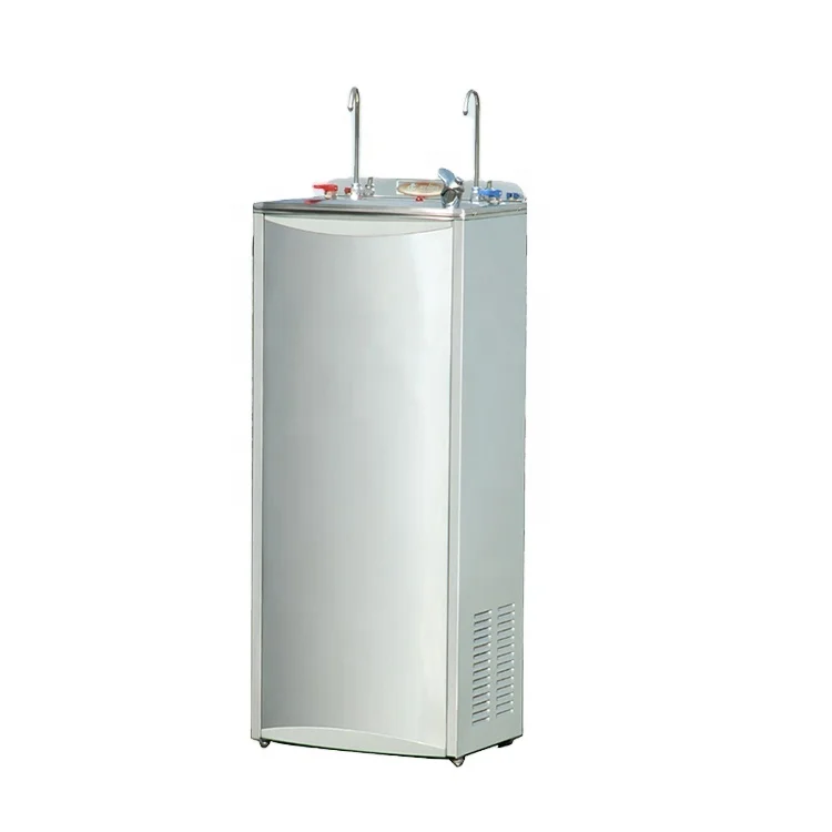 hot sale floor standing cold and hot water dispenser with refrigerator, with RO system