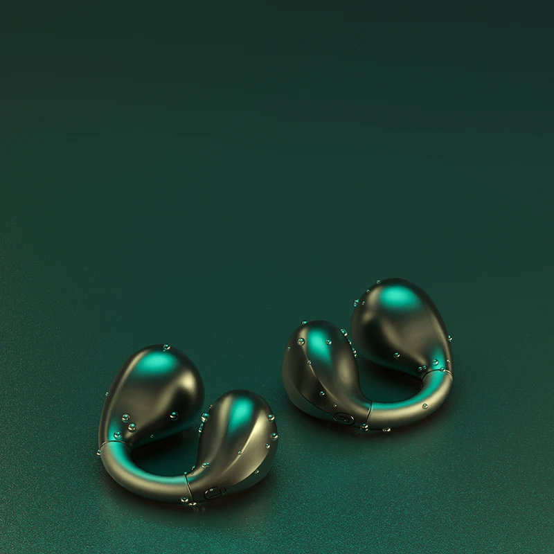 New Arrivals Blue Tooth Earbud & In-ear Headphones Waterproof Wireless Earphones Headsets V5.3 TWS Clip On Blue Tooth Earbuds