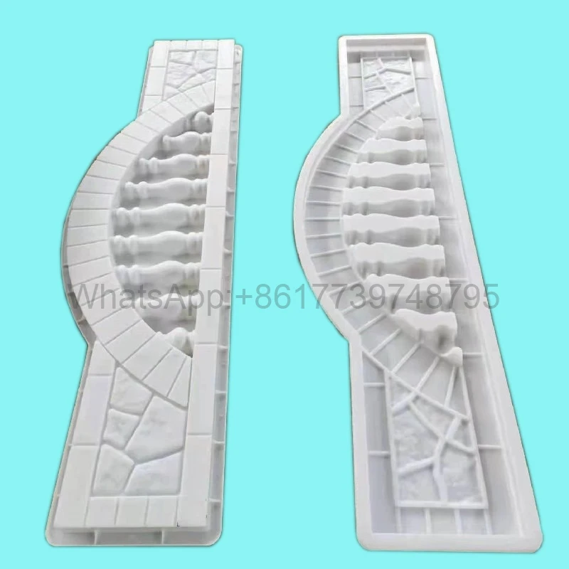 European style decorative concrete fence wall mould with different designs