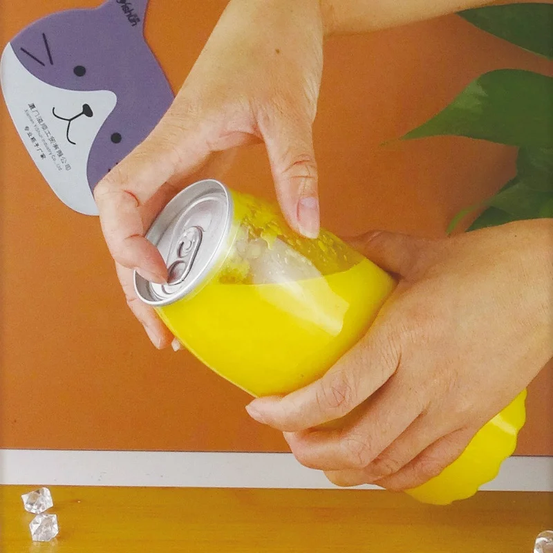 Easy Open Can Plastic Bottle For Soda Yogurt Bottle 500ml, 520ml, 600ml,650ml,1000ml