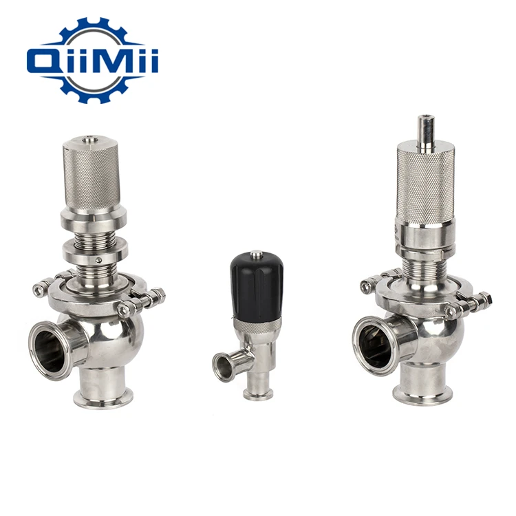 Sanitary Over Flow Valve Stainless Steel safety valve