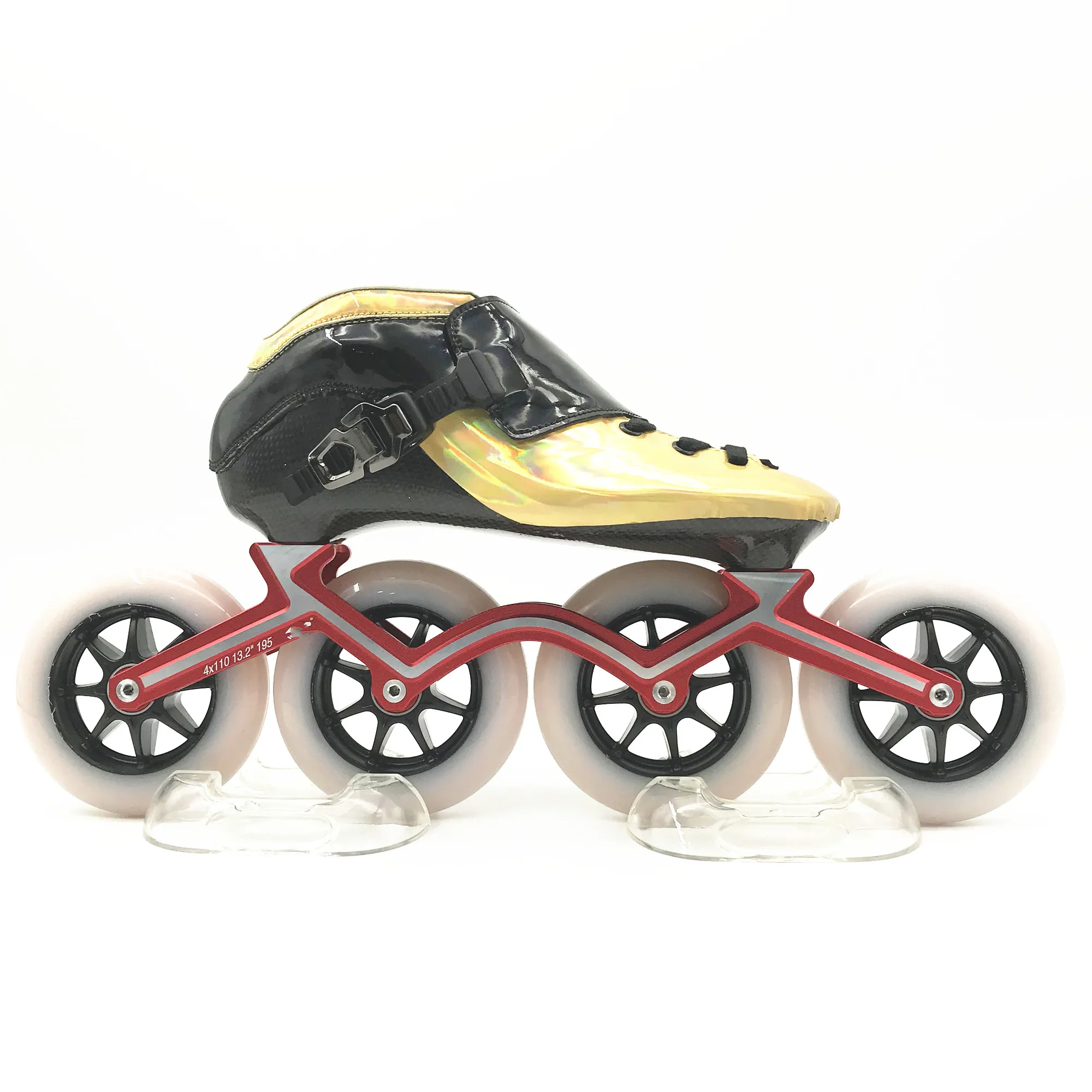 
OEM/ODM factory carbon fiber fashion mens womens skate shoes inline speed 3 /4 wheels roller skates 