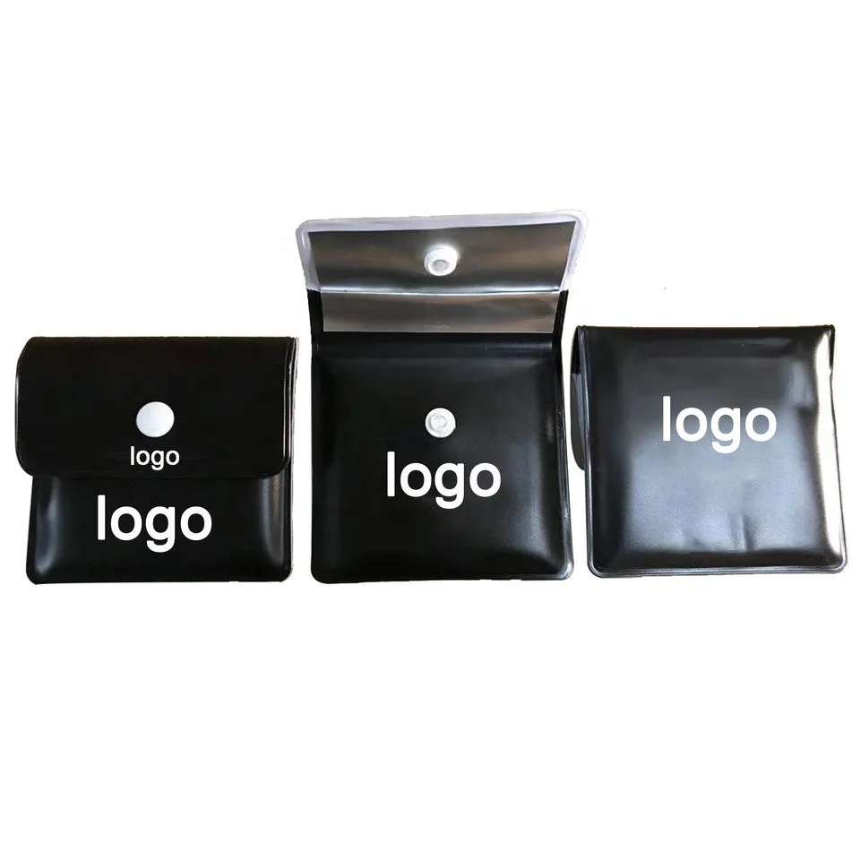 2023 Factory Custom Logo Custom Logo Eco-friendly Portable Mini Pocket Ashtrays Promotional Bag Porcelain PVC Ashtray Pocket