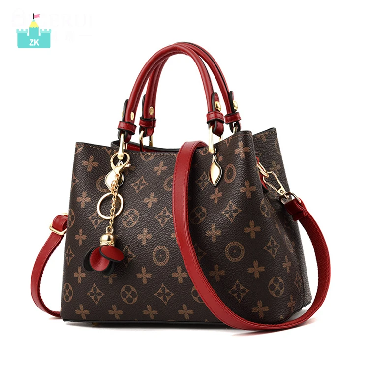 
Wholesale Latest Genuine Leather High Quality Fashion Latest Ladies Handbags Fashion High Quality Hand Bags with Diagonal Bag 