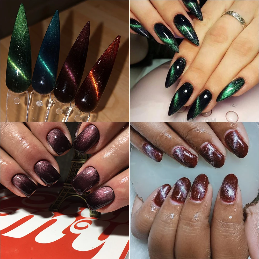 Starry Sky Gel Polish For Nails Cat Eye 7.5 ml,Wholesale 9 Color Cat Eye Nail Gel Nail Art Soak Off Gel Polish