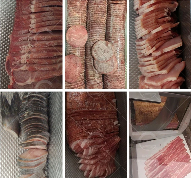 Industrial Commercial Steak Cutting Bacon Ham Slicer Fresh Meat Slicing Machine