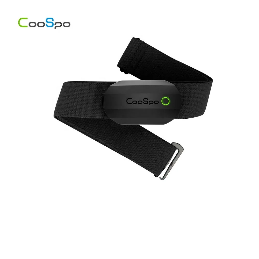 
COOSPO Bluetooth and ANT+ Chest Heart Beat Sensor for Cardio 