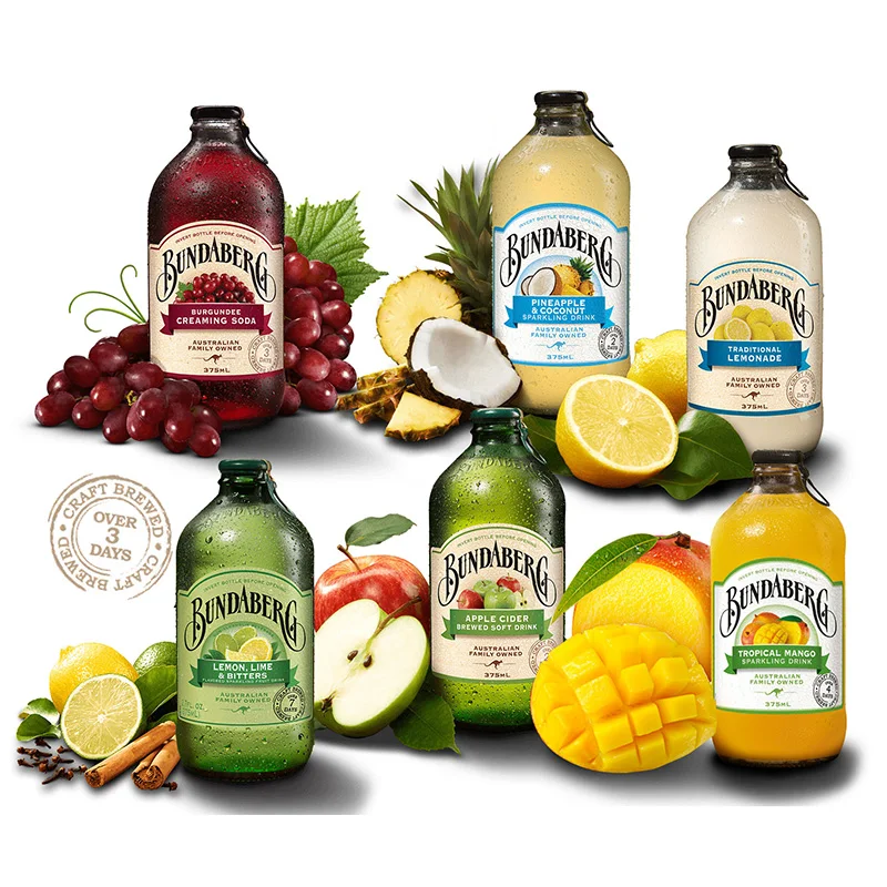 Best Quality Bundaberg Sparkling Tropical Mango 375ml Made In Australia bang mango energy drink mango fruit juive drink