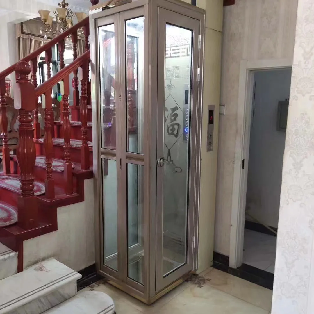 Safe and reliable 2-5 Floors Quality Assurance Customized Villa Residential Elevators Stair Lift For Home
