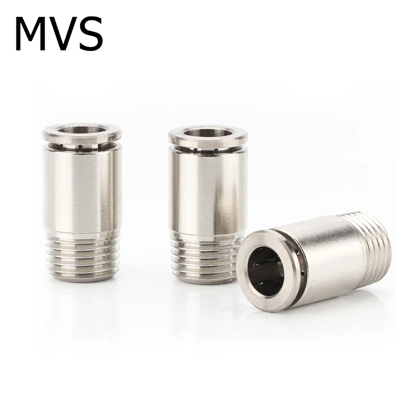 360 degrees of free rotation threaded hexagon socket the pass-through  Quick Connector Fitting