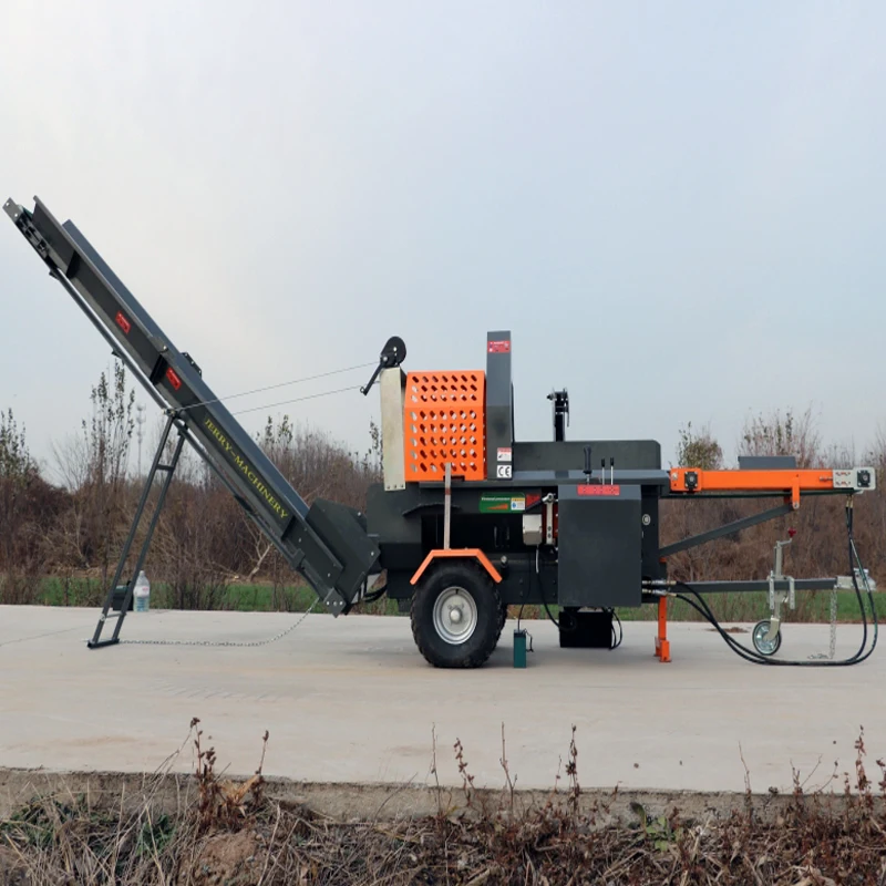 20Ton Gasoline Hydraulic Wood Log Splitter Horizontal Wood Splitting Machine Fast Wood Splitter Firewood Process Log Splitter