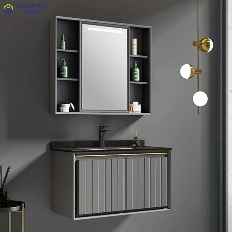 Bathroom vanity LED Illuminated Bathroom Mirror Cabinet Bathroom Cabinets and Vanities with Mirror