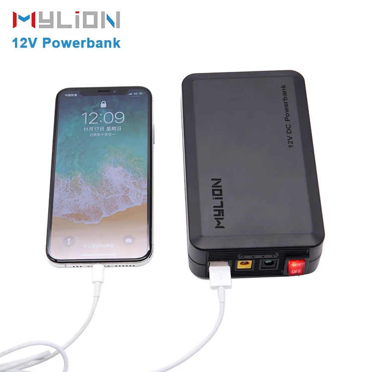 Mylion 12V 15600mah Power Bank Battery Charger Universal Mobile Phone Powerbank With Power LED Indicator