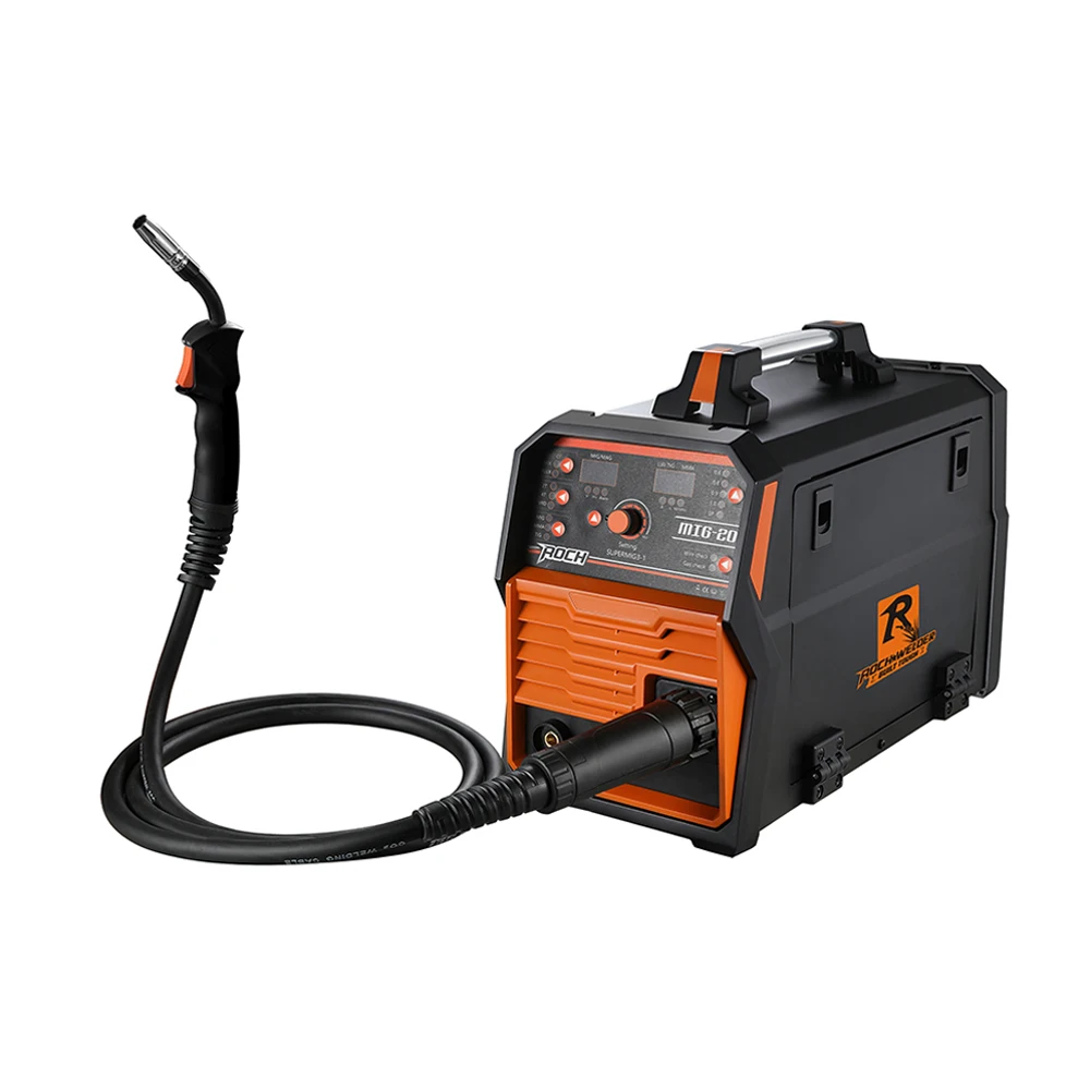 Mesin Las Mig Mig-200B Semiautomatic Gas Gasless Multifunctional 3 In 1 Mig Mag Mma Electric Welder Welding Machine 200 Amp