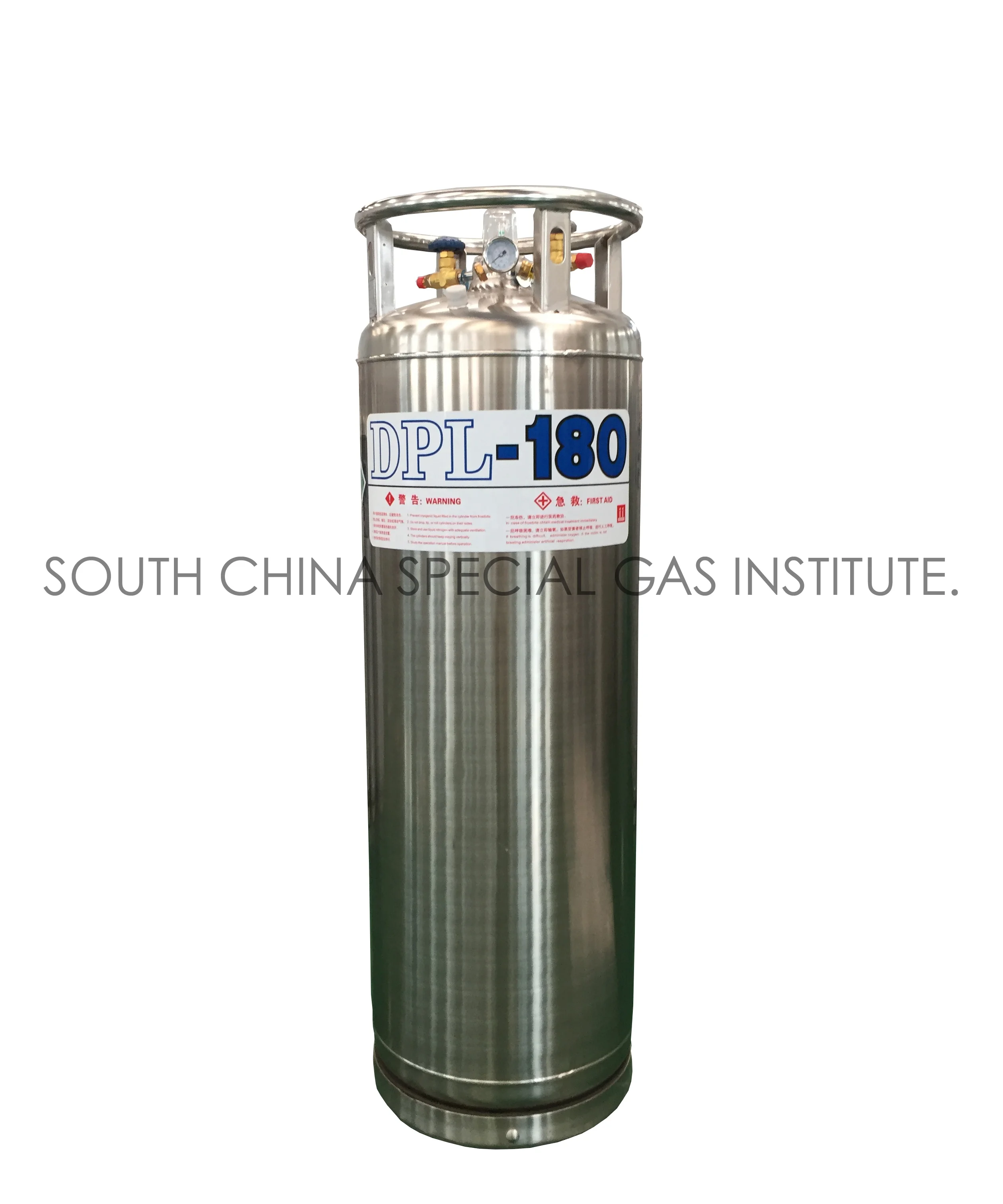 SCSG 195/180L Cryogenic Liquid Oxygen Gas Dewar Tank for Laser Cutting