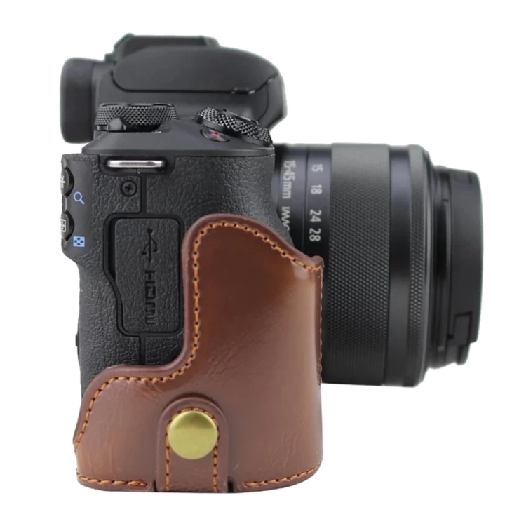 Оптовая продажа ниток из искусственной кожи полукорпус для камеры Canon EOS M50 Mark