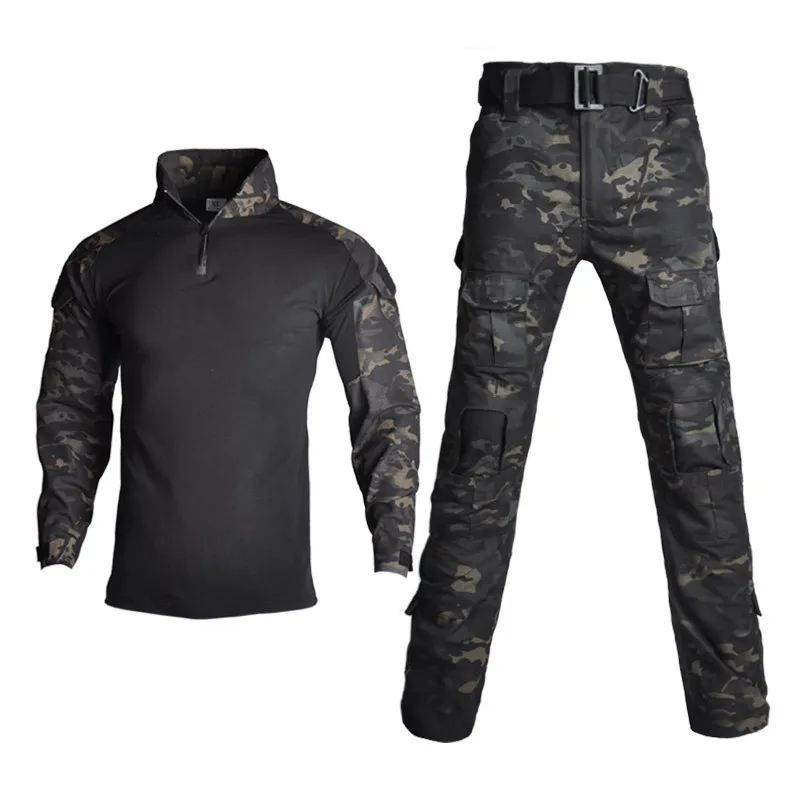 Wholesale G3 50% Nylon + 50% Cotton Multicam Tactical Hunting Camouflage Uniform Combat Shirt Green Uniform Clothing All Pants