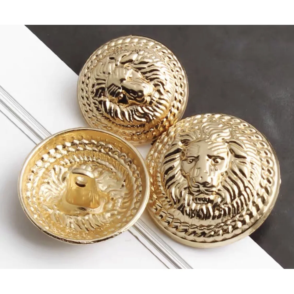 custom metal sewing shank button 12mm black gold red diamond crystal hollow for shirts blazer denim jeans clothing back unisex