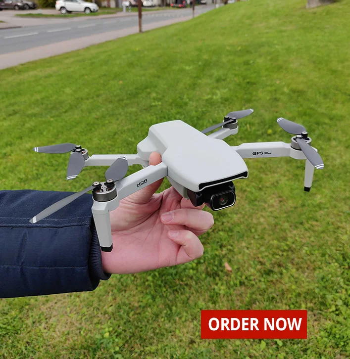  Дрон 4k HD 5G WiFi GPS бесщеточный мотор FPV полет для радиоуправляемого расстояния 25 мин. 1 км
