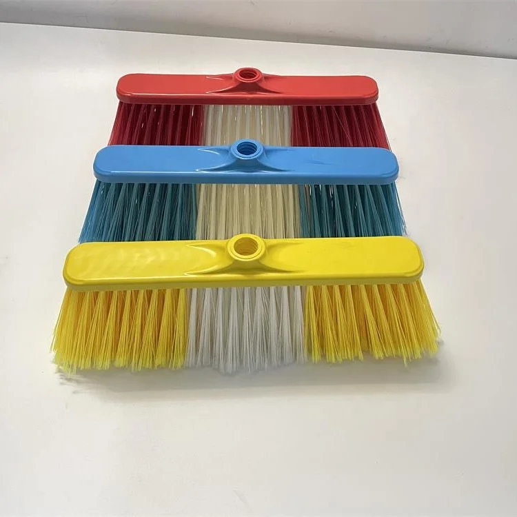 Factory Direct Supply Clean Floor Broom Factory Customized Wholesale Plastic Broom