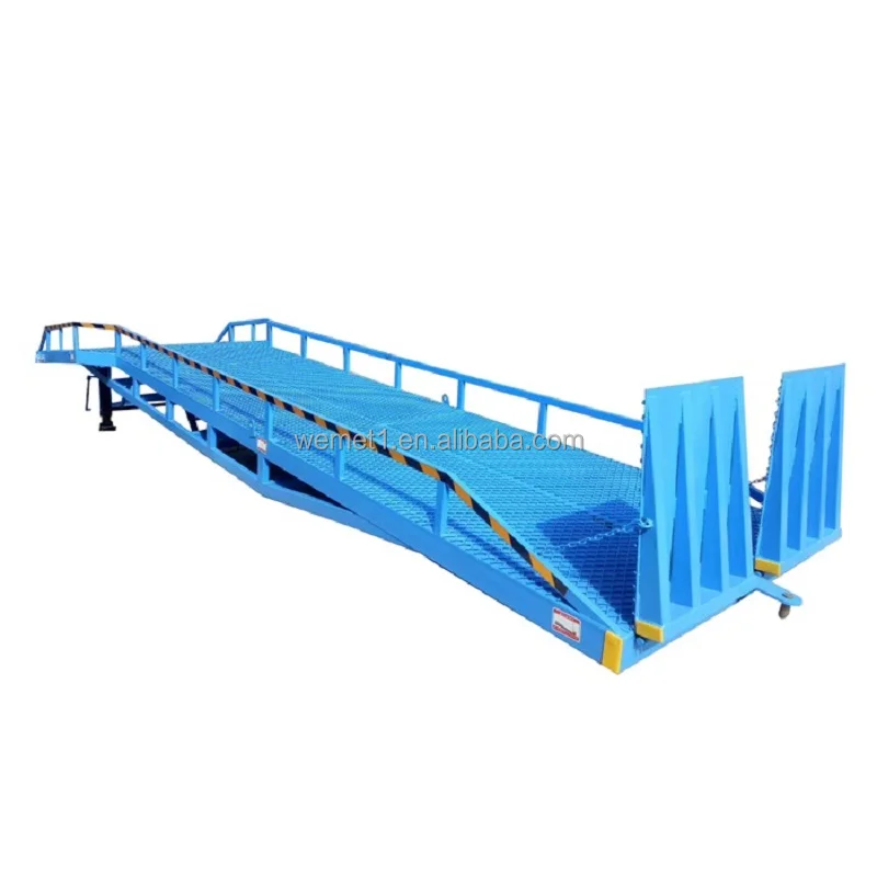 truck loading ramp mobile hydraulic container dock loading ramp for forklift