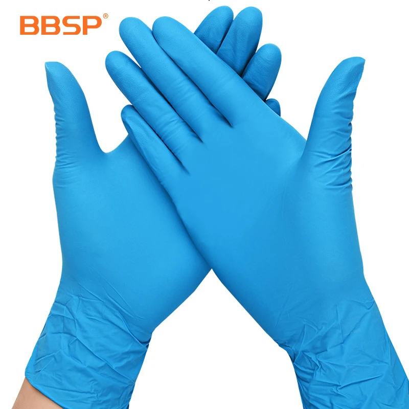 Hot Sell Manufacturer Latex Examination Gloves Powder Free Nitrile Gloves Non Sterile Disposable Latex Gloves