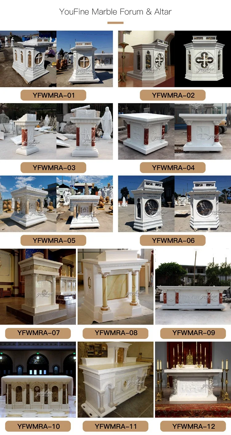 Marble Forum &Altar Statue