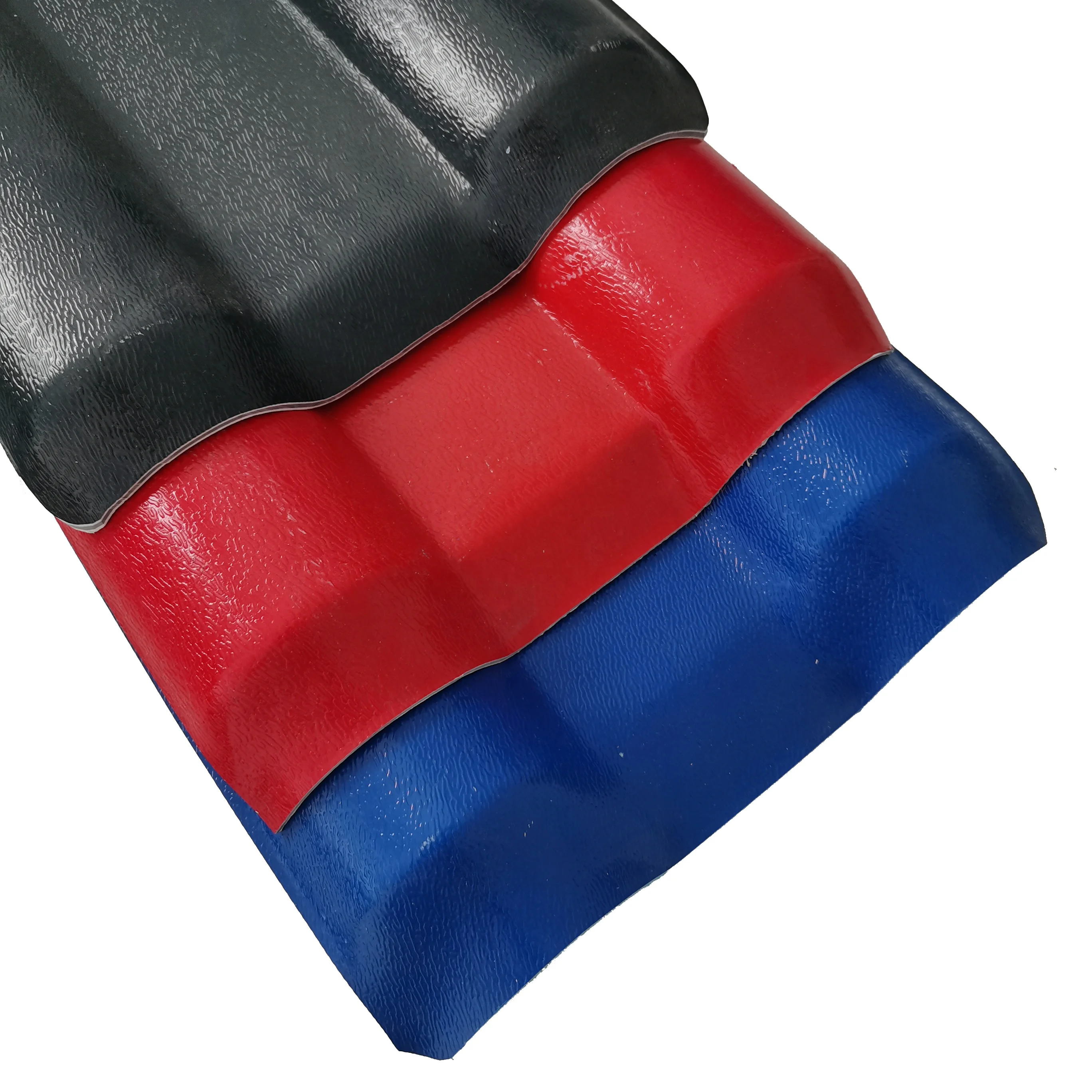 ASA Synthetic Resin Roof Tile Waterproof Plastic PVC UPVC Roofing Sheet Corrugated Heat Insulated Roofing Shingle for House