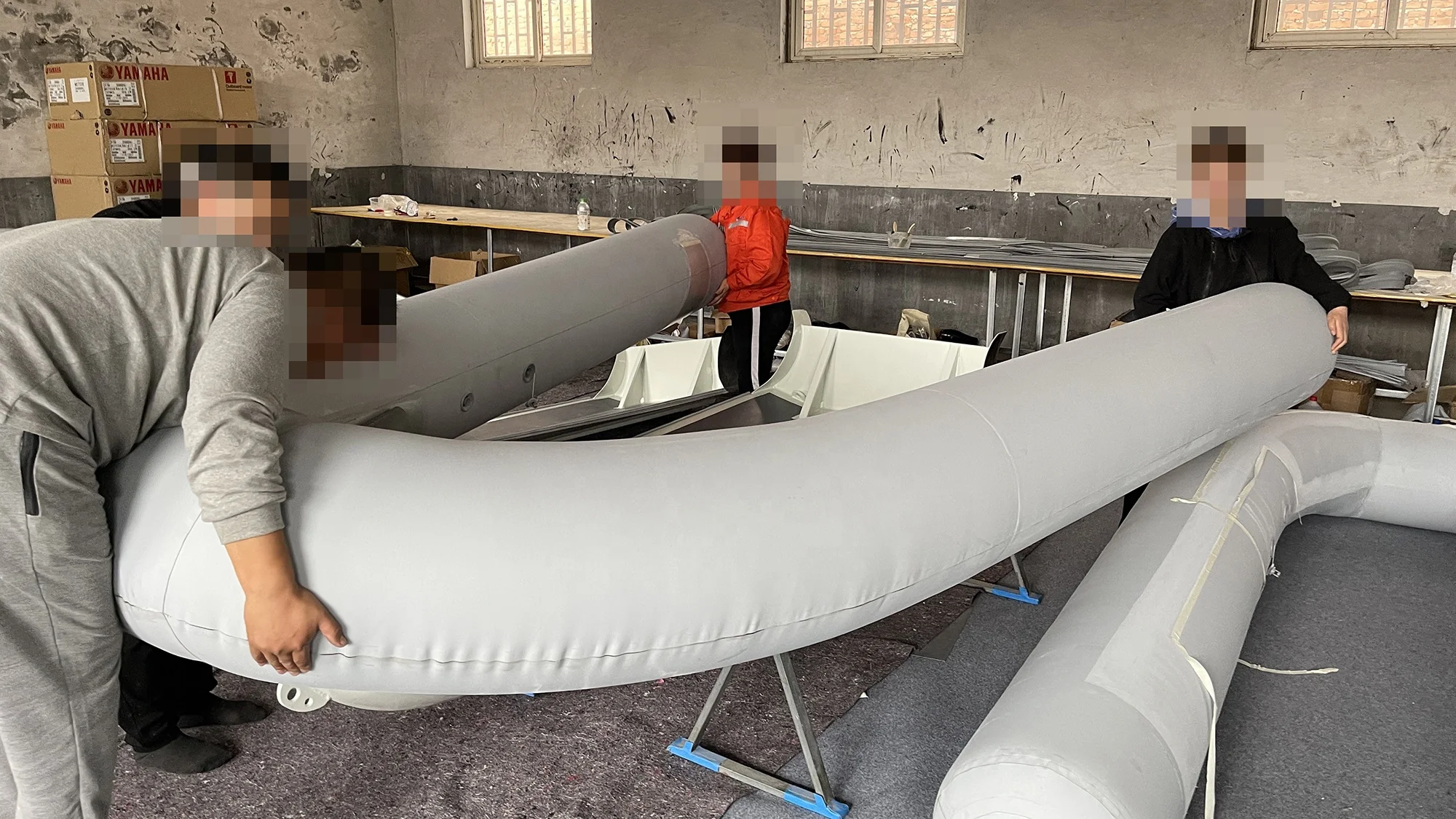 
hypalon aluminium hull inflatable dinghy CE RIB speed leisure sport boat 