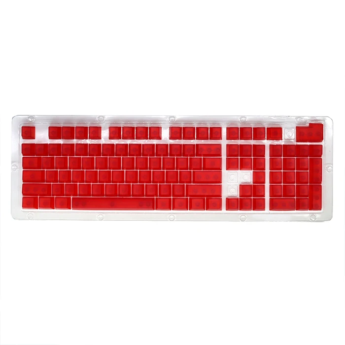 61 87 104 Keys Transparent ABS Cherry Profile Keycaps Blank Mold Manufacturing