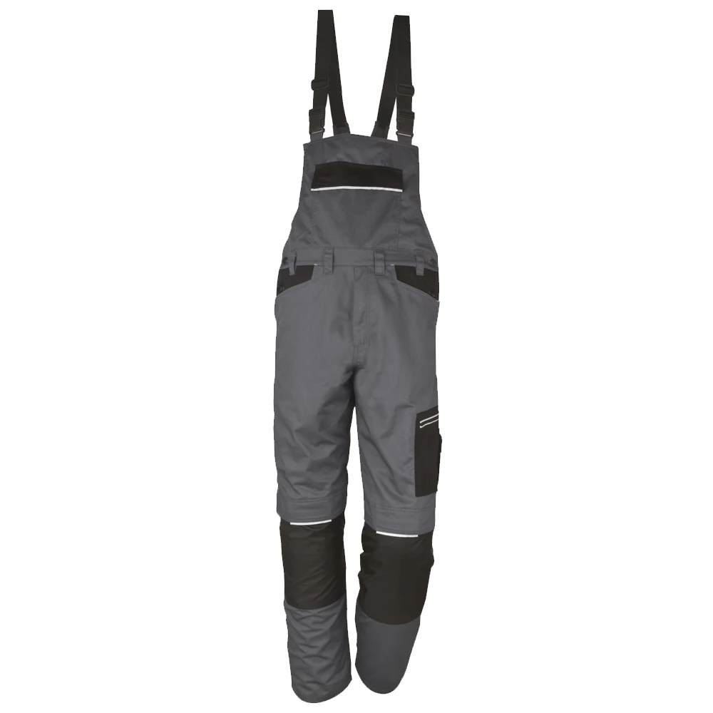 Custom manufacture canvas bib trousers hi-vis bib brace construction farm workwear bib pants