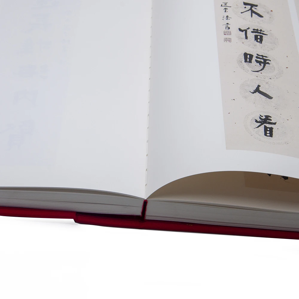 Super Quality Rich Experience Special Binding Hardcover Fabric Cloth Cover Book